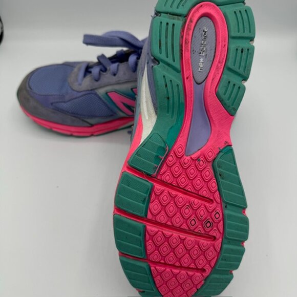 New Balance 990V4 Women's Purple & Pink Running Shoes Size 7 - Picture 5 of 5